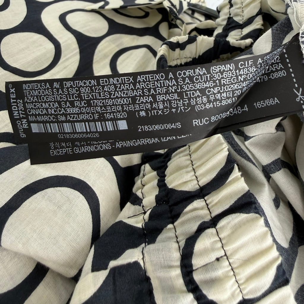 Zara Graphic Print Coordinated Set Size Small