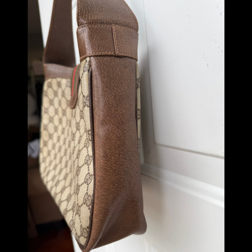 Vintage Gucci GG Monogram Shoulder Bag