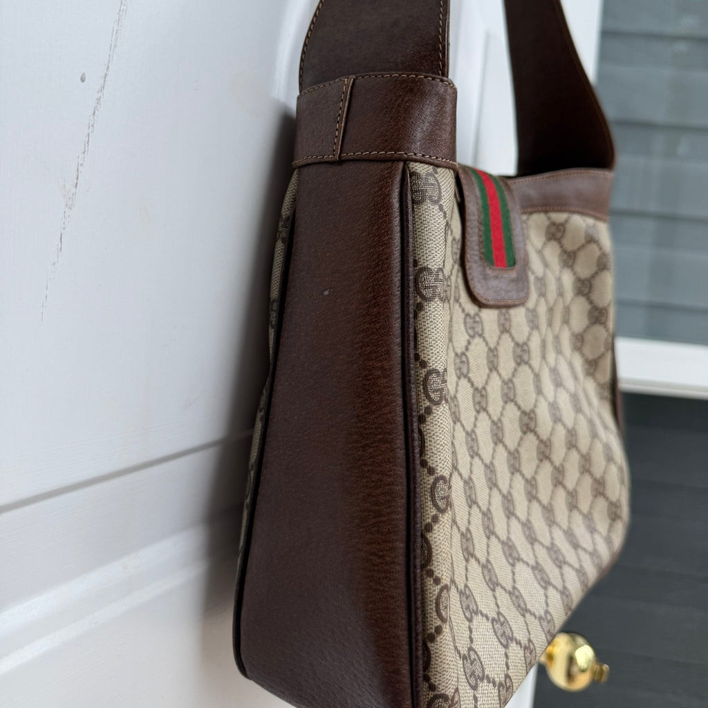 Vintage Gucci GG Monogram Shoulder Bag