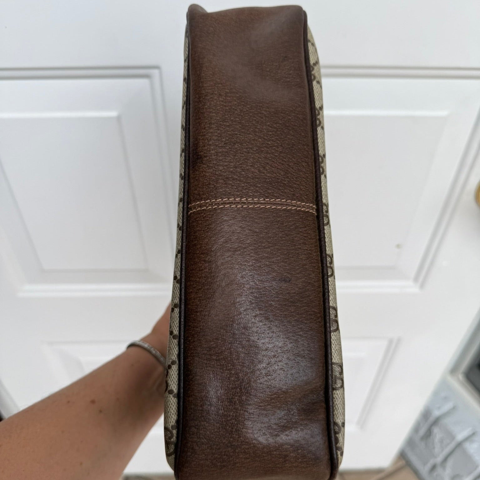 Vintage Gucci GG Monogram Shoulder Bag