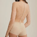 by Watters Illusion Pearl Bodysuit Size 4