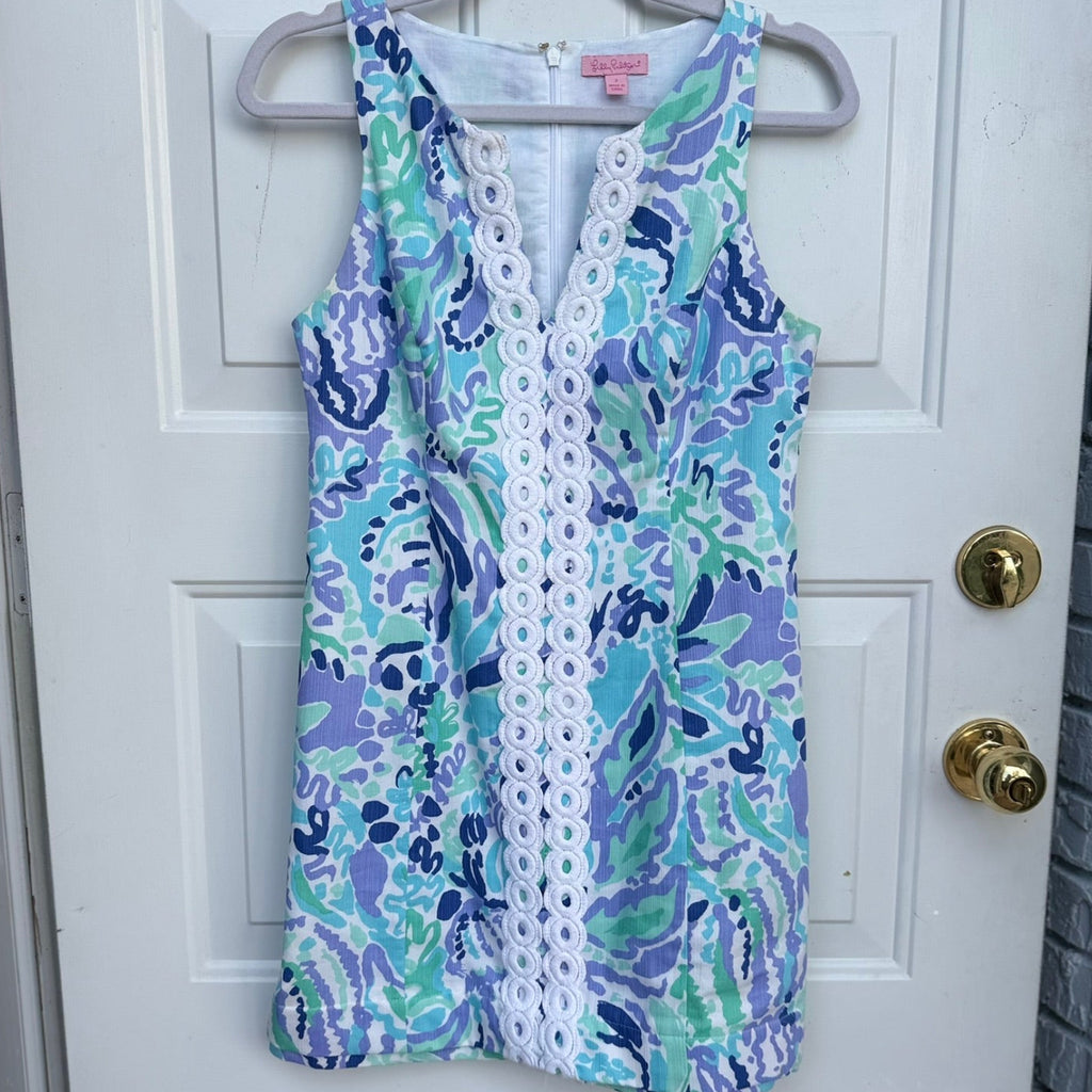 Lilly Pulitzer Printed Shift Dress Size 2