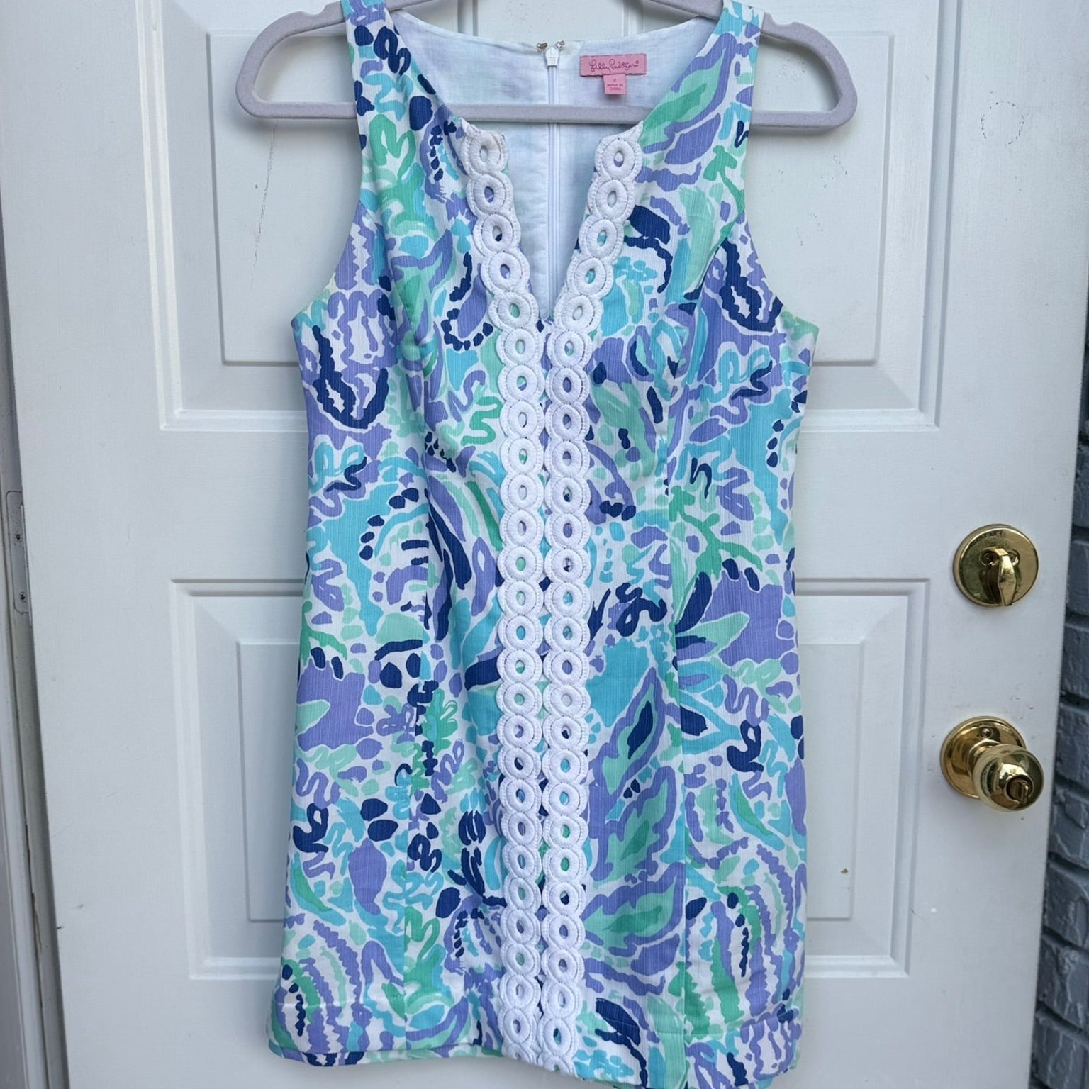 Lilly Pulitzer Printed Shift Dress Size 2