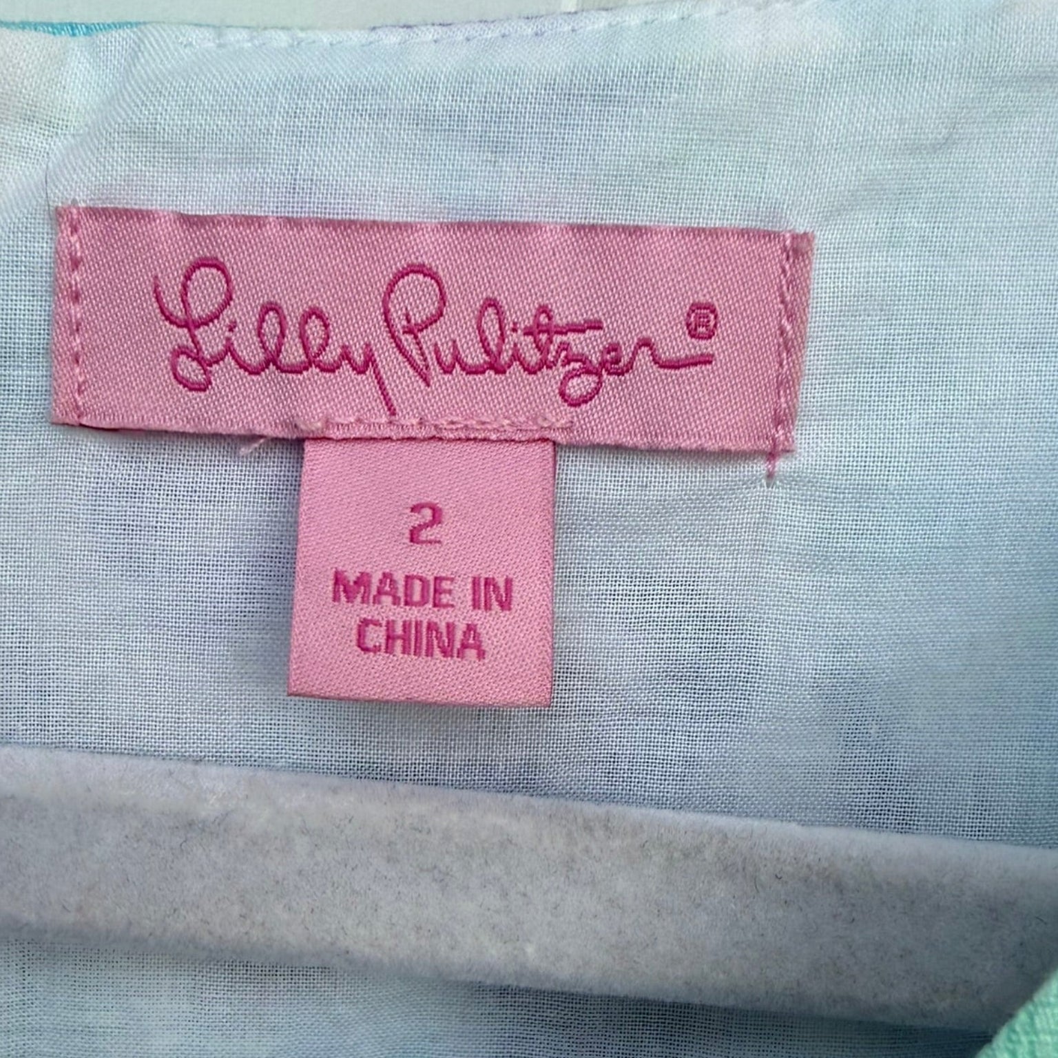 Lilly Pulitzer Printed Shift Dress Size 2