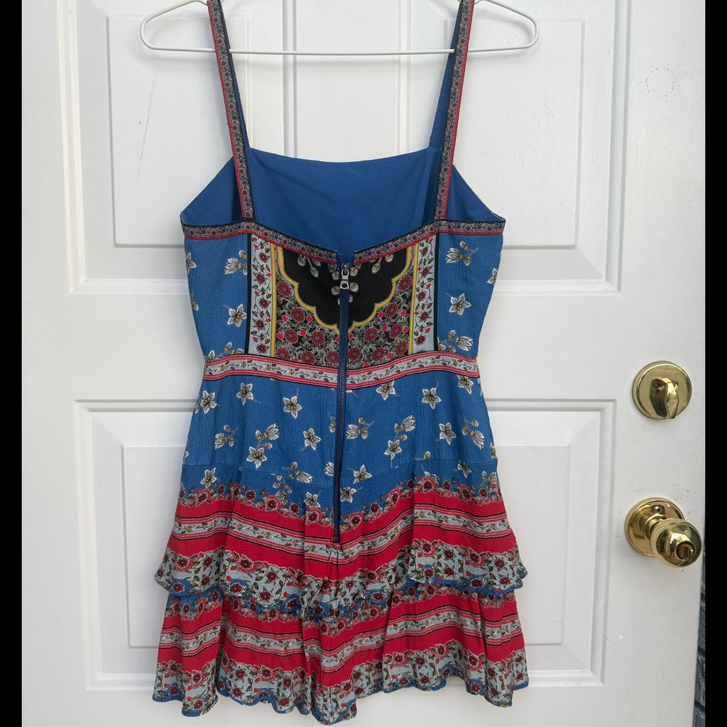 Alice & Olivia Floral Print Romper Size 0