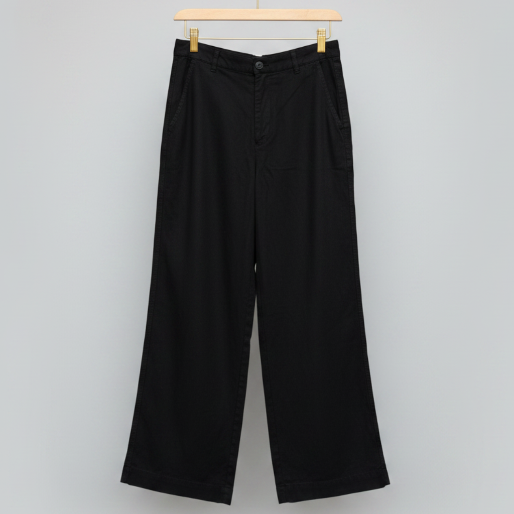 Pistola Jayden Black Tencel Wide-Leg Pants Size 26