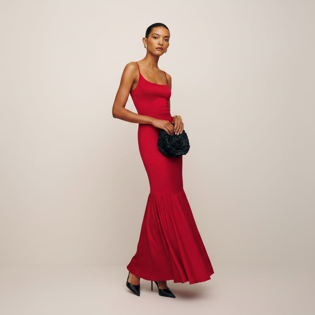 Reformation Red Maxi Dress Size 2 | Women's Designer Maxi Dress