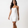 Lilly Pulitzer White Textured Shift Dress Size 2