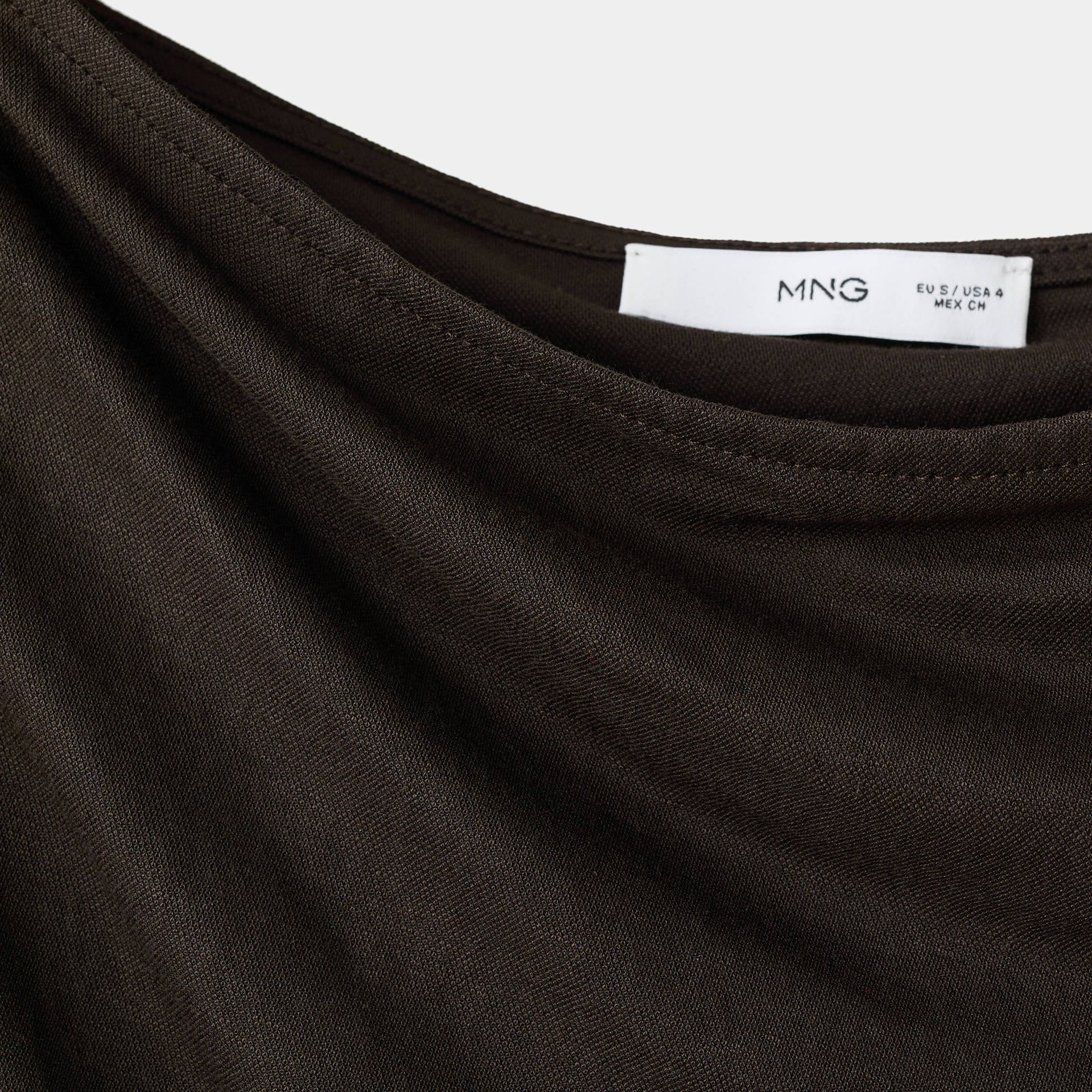 MNG (Mango) Sleeveless Ruched Midi Dress Size 4