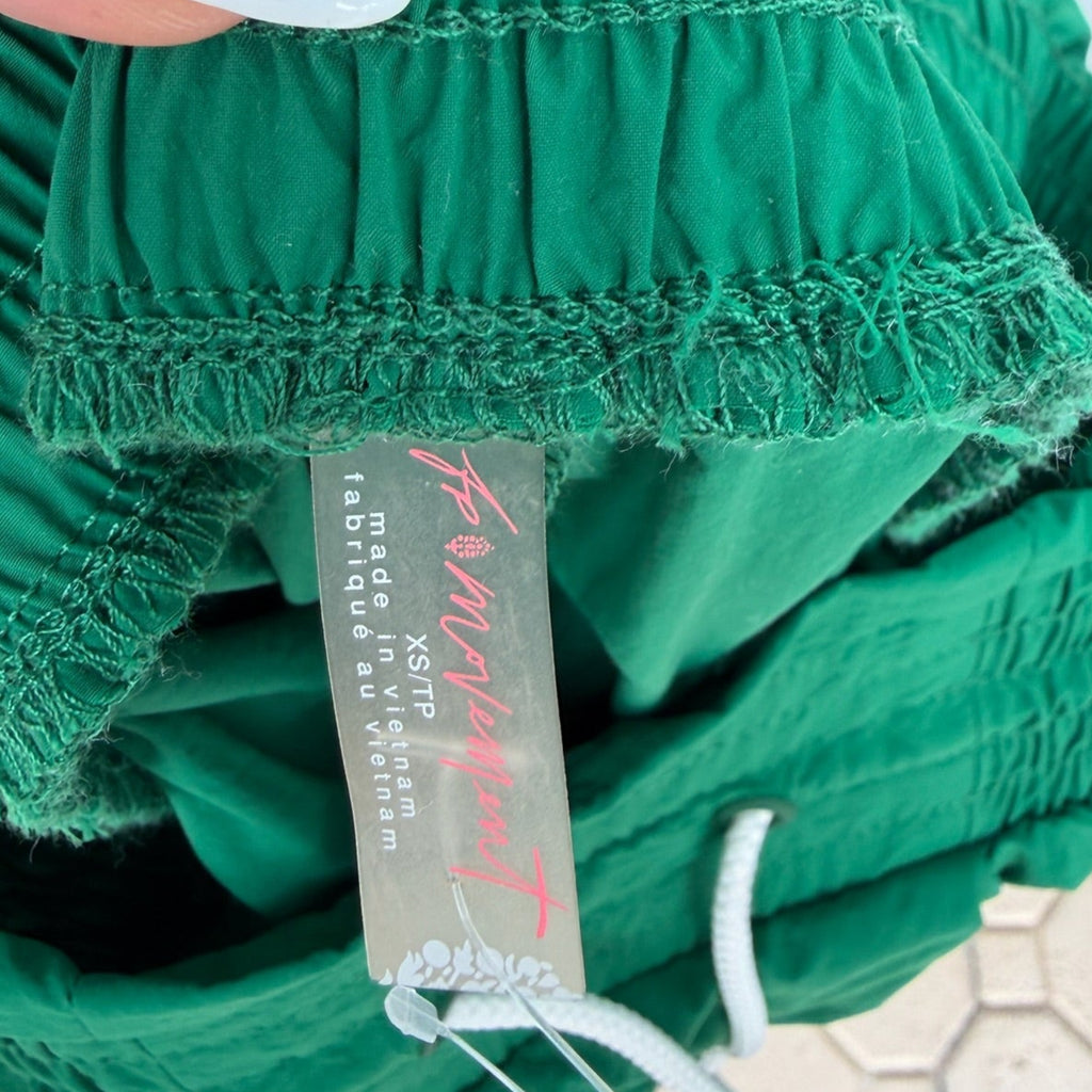 FP Movement Champ Is Here Pant Heritage Green Size XS | Women's Athleisure Pants