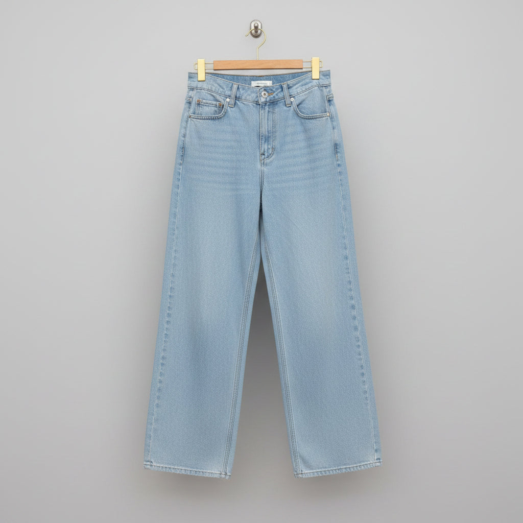 Zara Light Wash Wide Leg Jeans Size 2 | Women's High-Rise Denim
