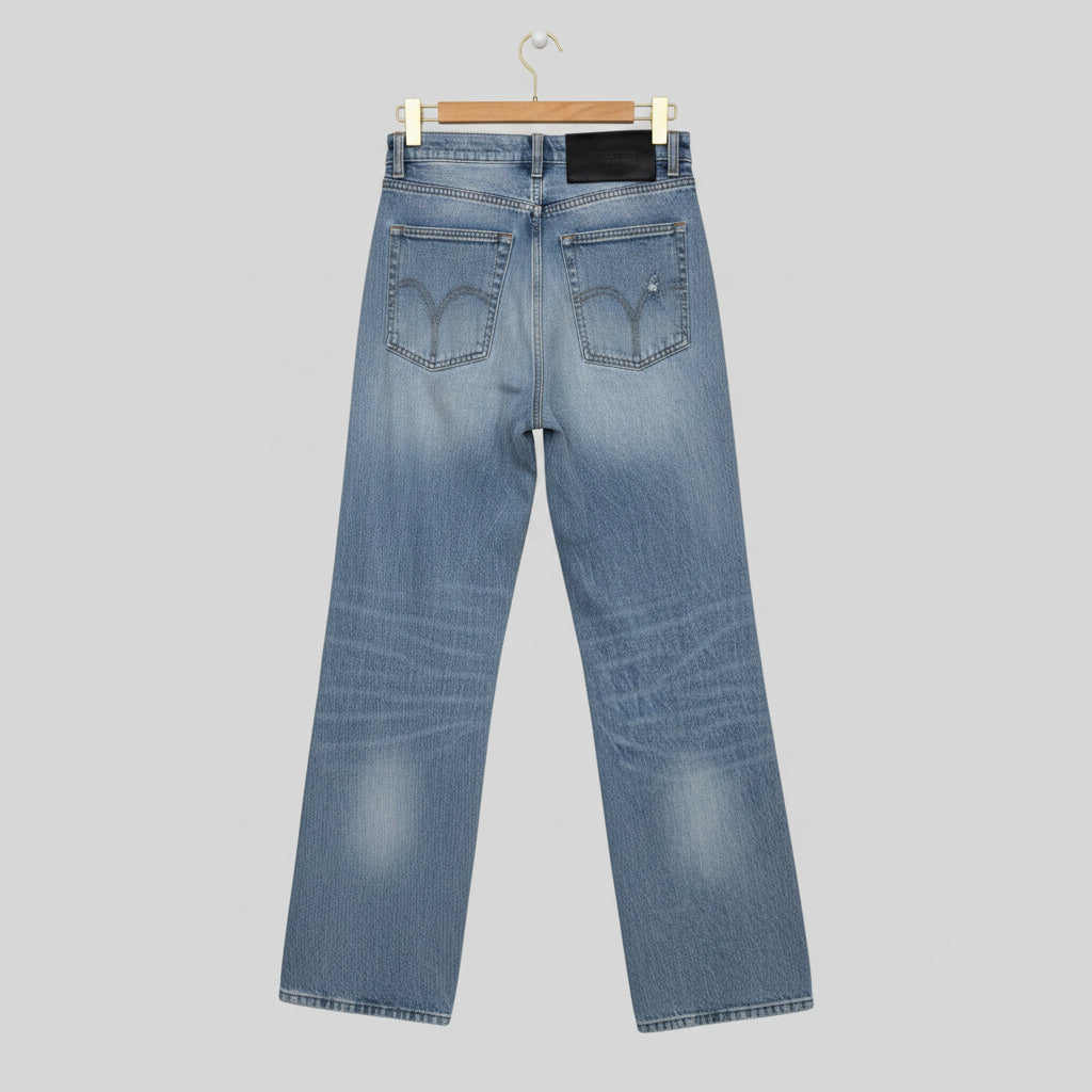 Hellessy High-Waist Velvet Stripe Jeans Size 2 | Women's Designer Denim