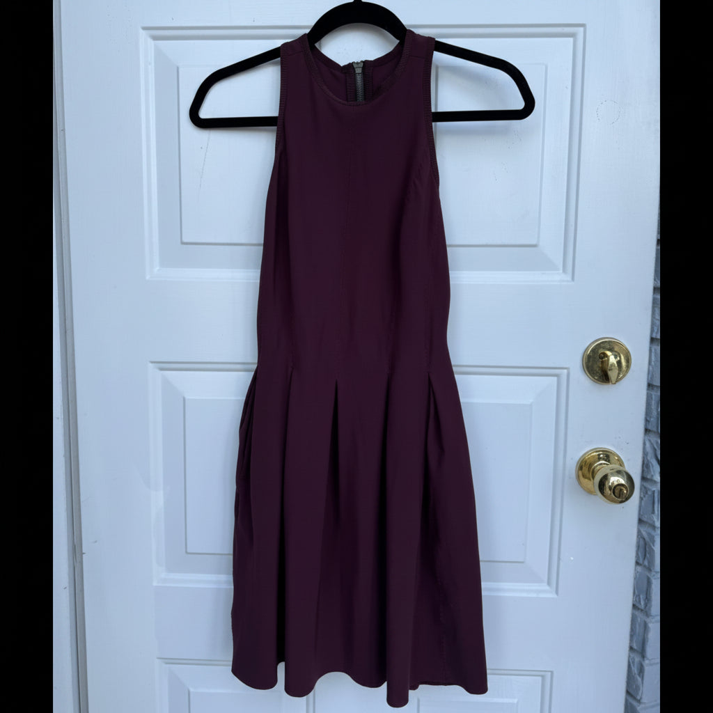 Lululemon Here To There Dress Size 6- Bordeaux Drama