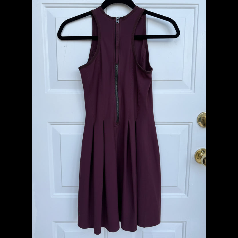 Lululemon Here To There Dress Size 6- Bordeaux Drama