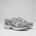 New Balance 530 Silver Metallic Sneakers Size 8 | Women's Retro Running Shoes