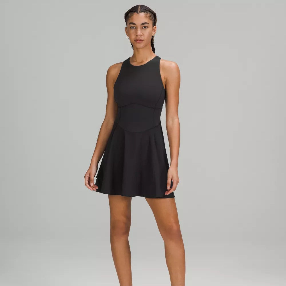 Lululemon Here To There Dress Size 6- Black