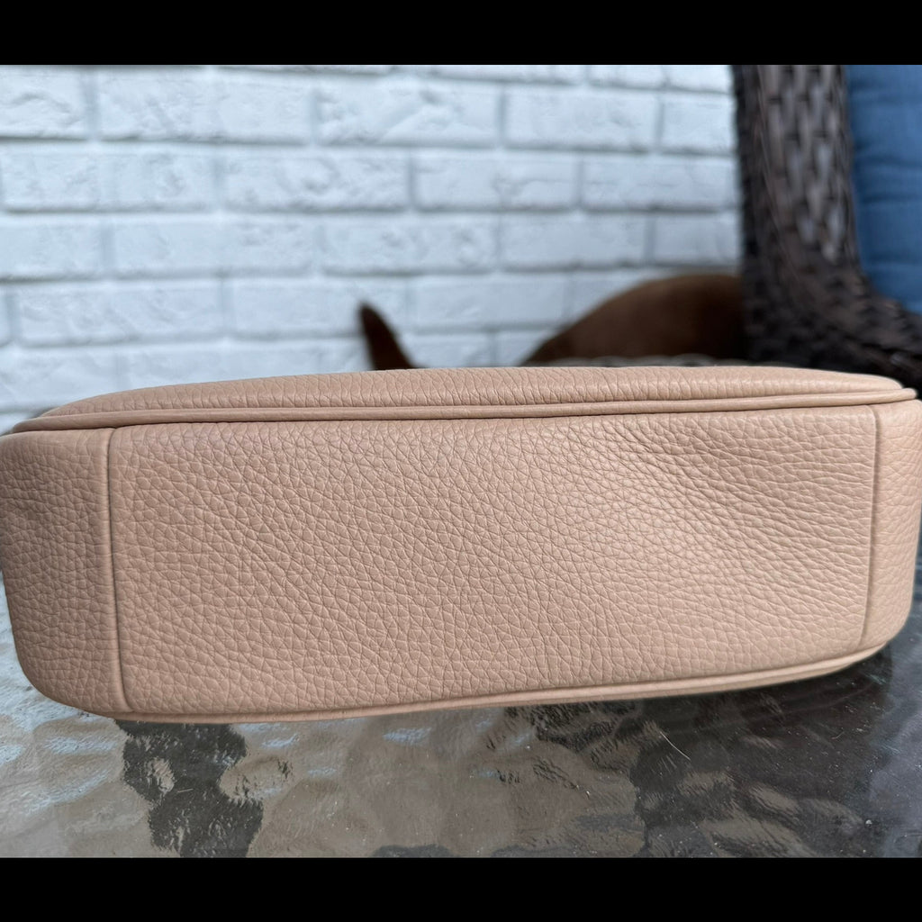 Coach Teri Pebbled Leather Shoulder Bag