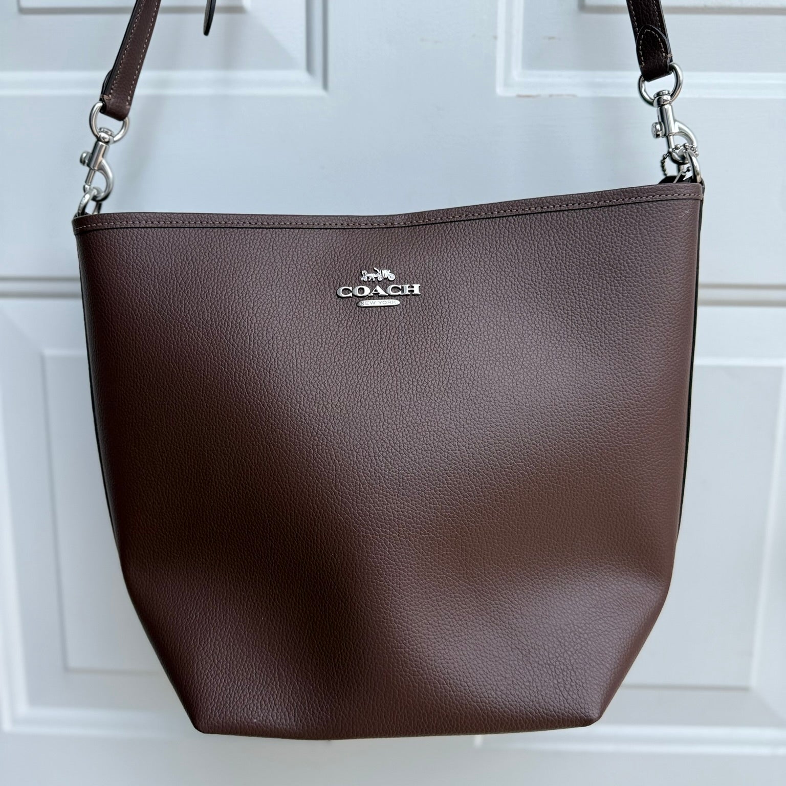 Coach Brown Leather Hobo Bag