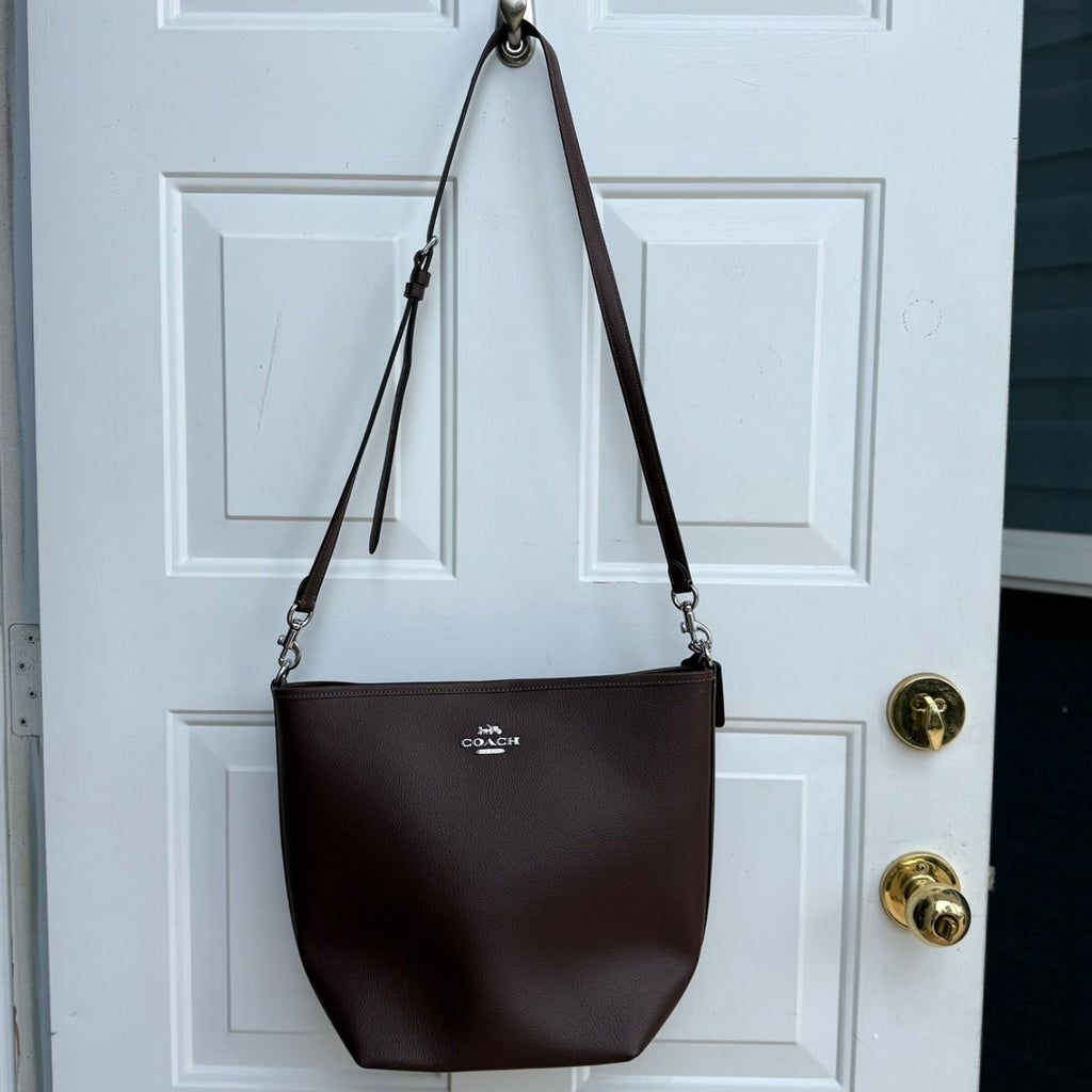 Coach Brown Leather Hobo Bag