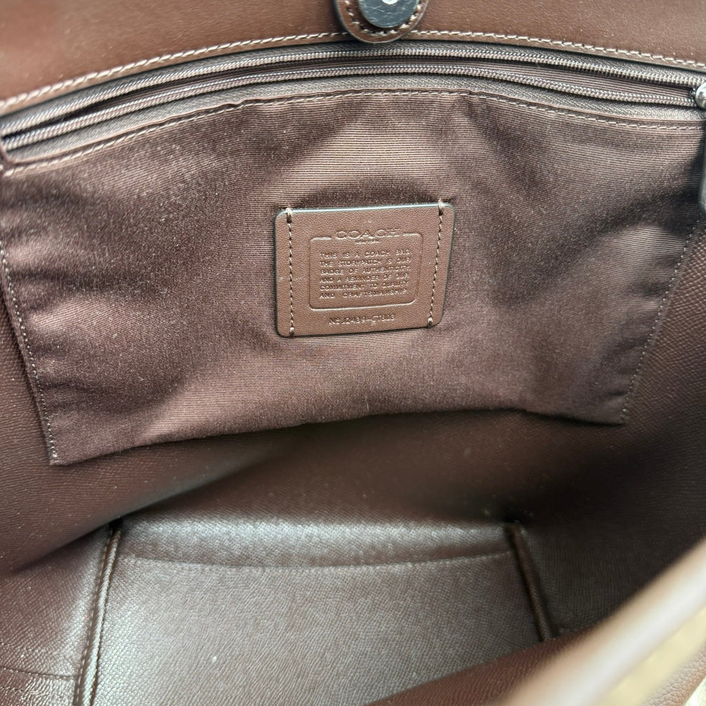 Coach Brown Leather Hobo Bag