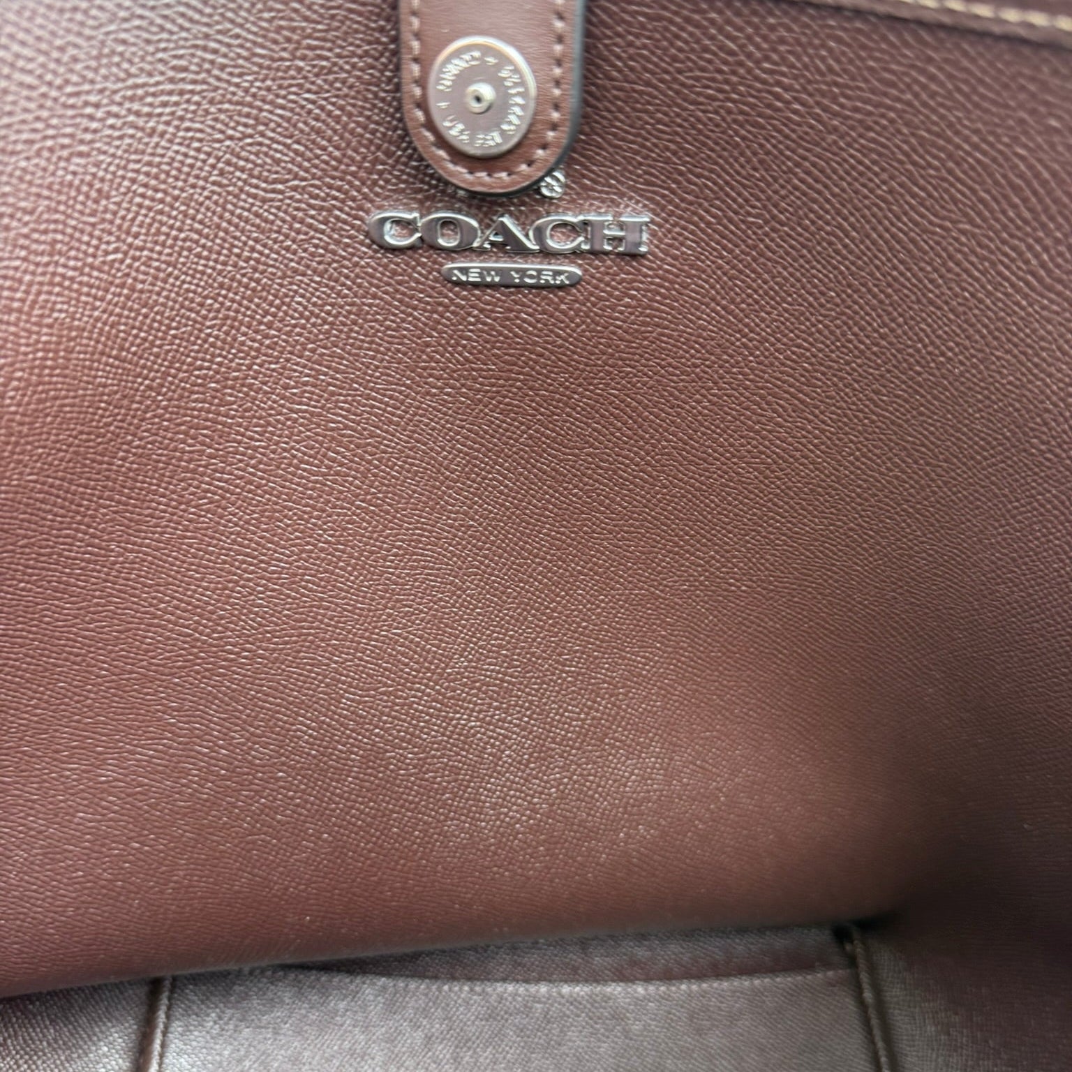 Coach Brown Leather Hobo Bag