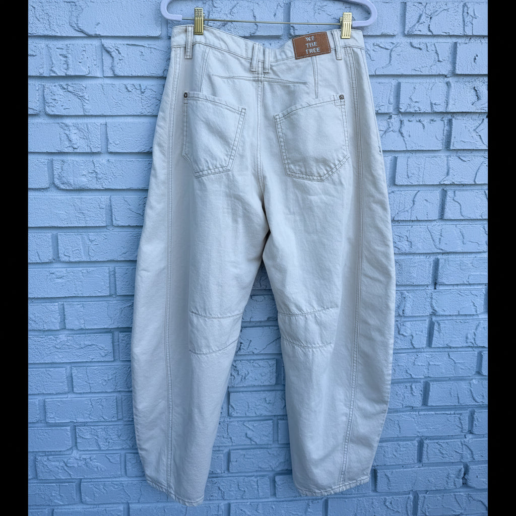 We The Free Good Luck Mid Rise Barrel Jeans Size 26
