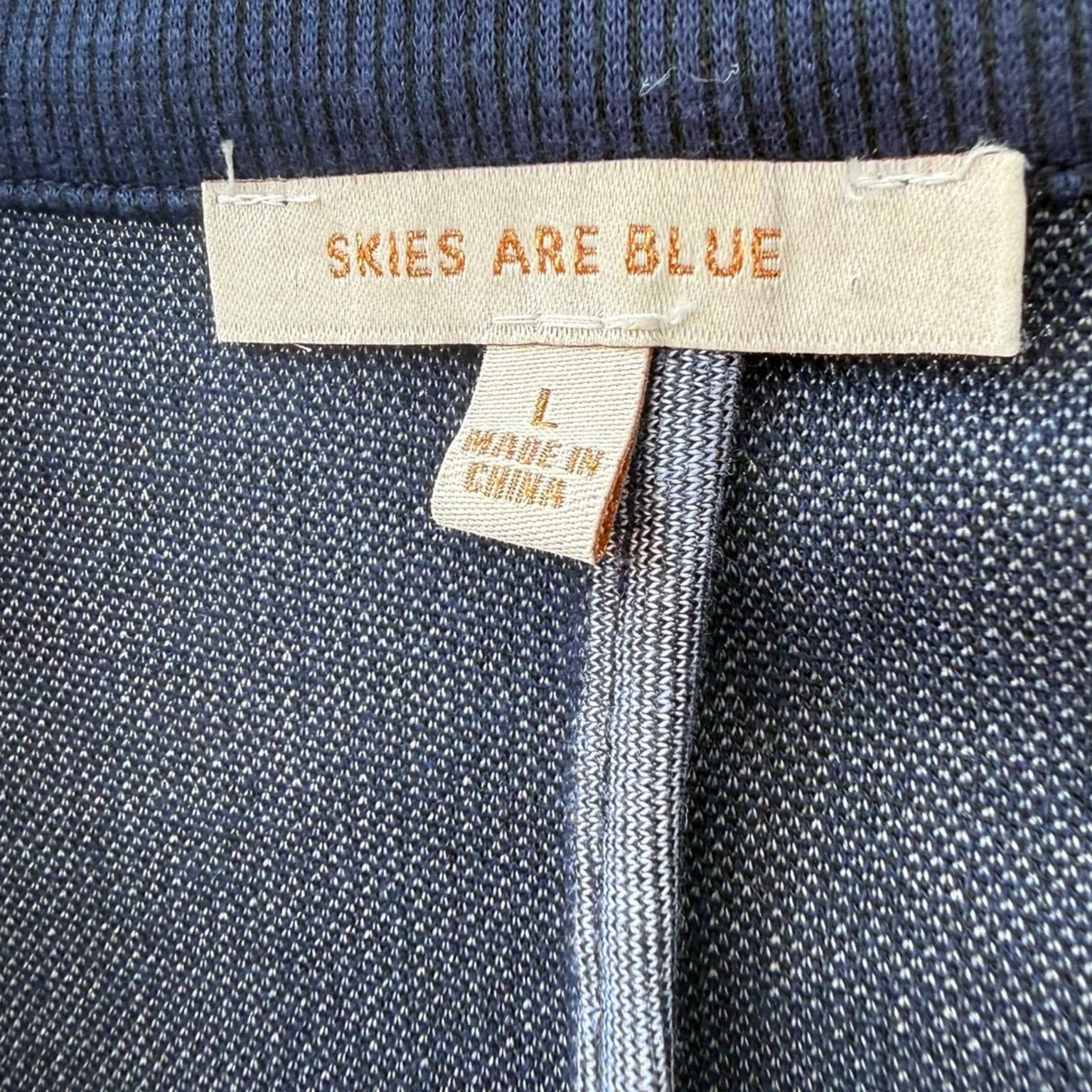 Skies Are Blue Knit Blazer Size Large