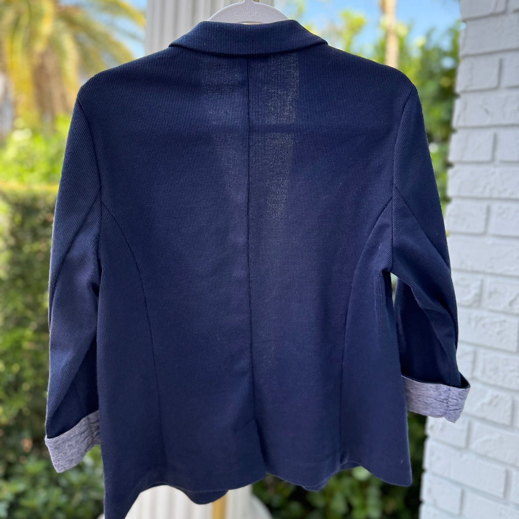 Skies Are Blue Knit Blazer Size Large