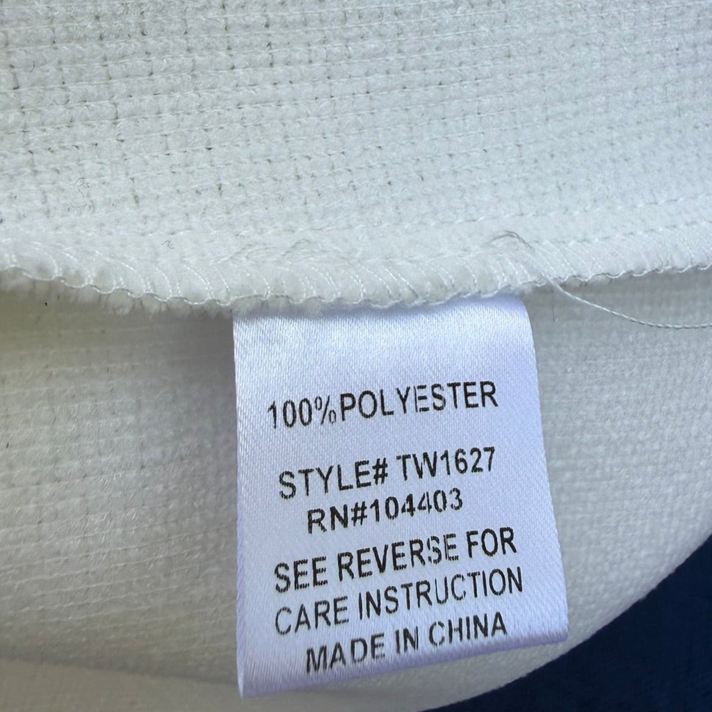 The Workshop Dori Ruched Sleeve White Blazer Size Large
