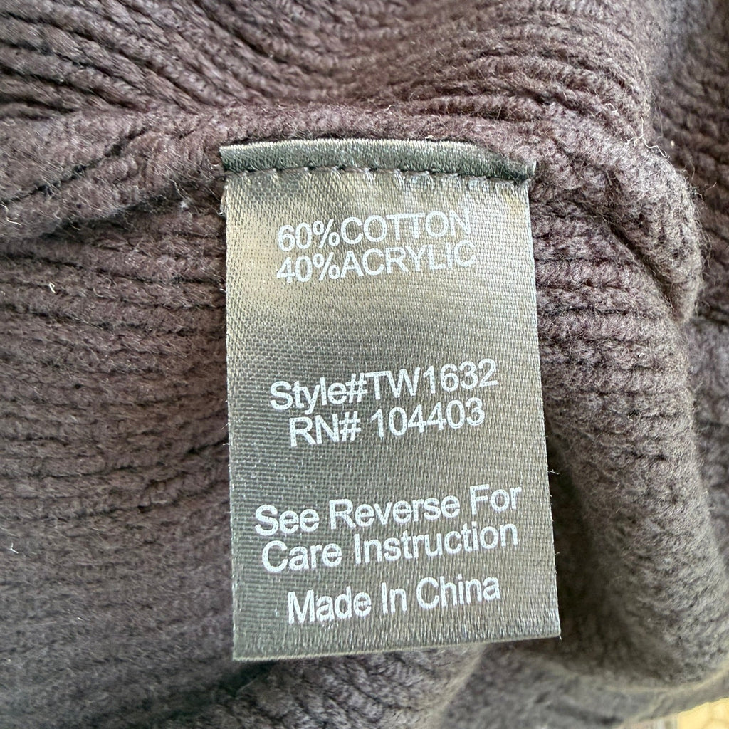 The Workshop Black Short Sleeve Knit Cardigan Size Large (Runs Small)