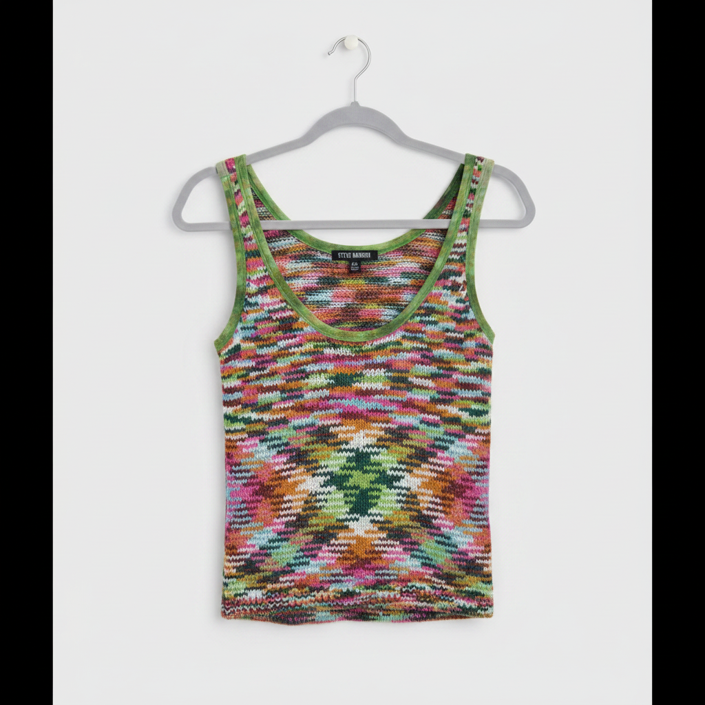 Steve Madden Multicolor Knit Tank Top Size XS