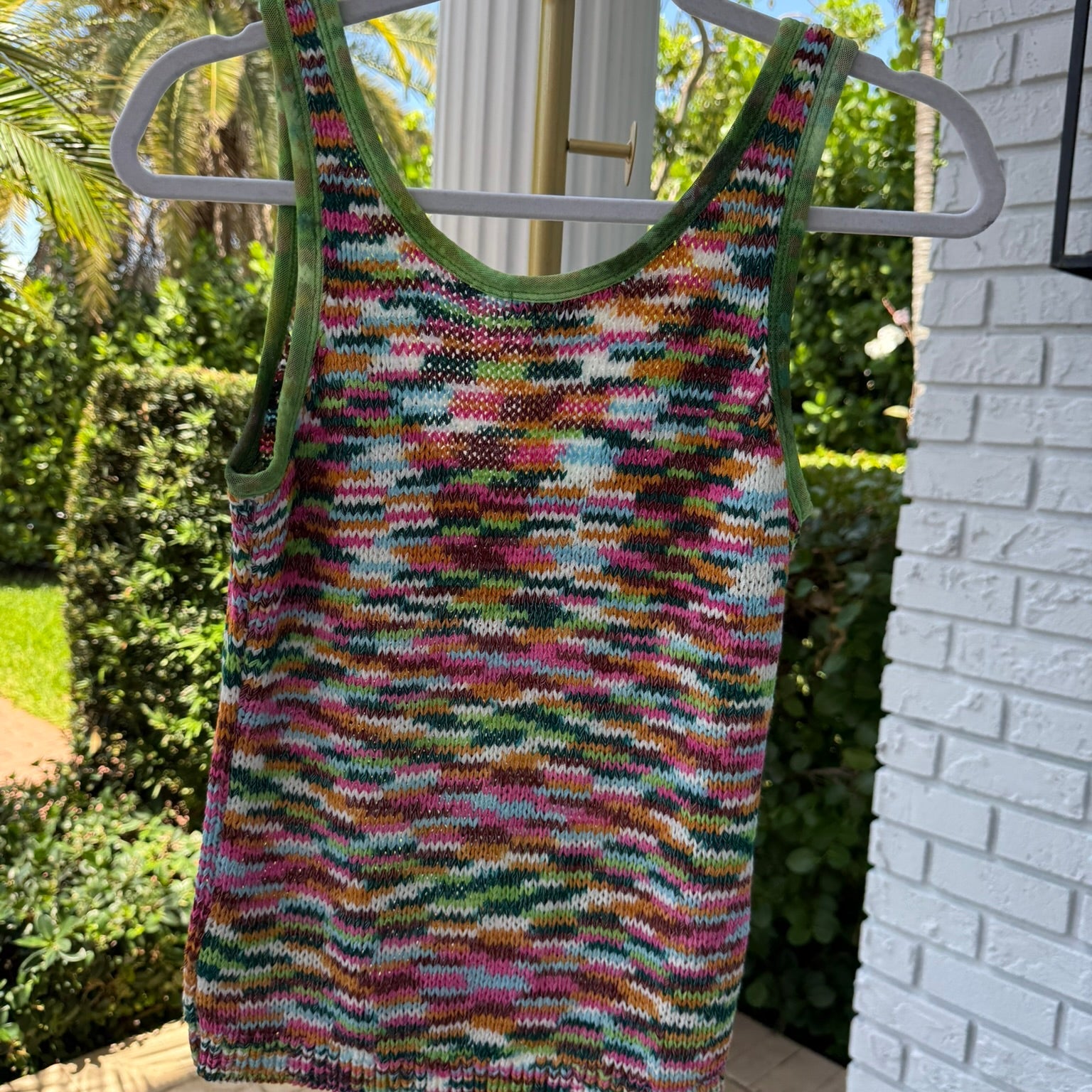 Steve Madden Multicolor Knit Tank Top Size XS
