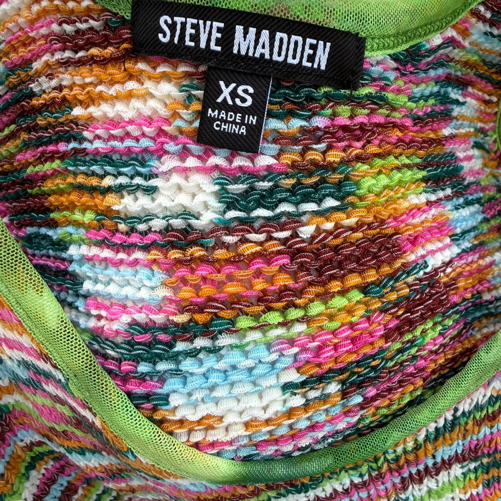 Steve Madden Multicolor Knit Tank Top Size XS