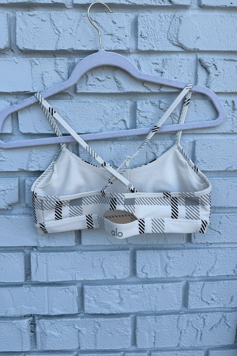 Alo Yoga Plaid Matching Set Size Medium