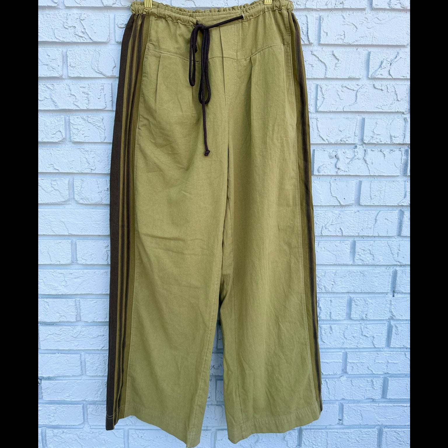 Free People Hudson Canyon Side Printed Utility Trousers Size Small