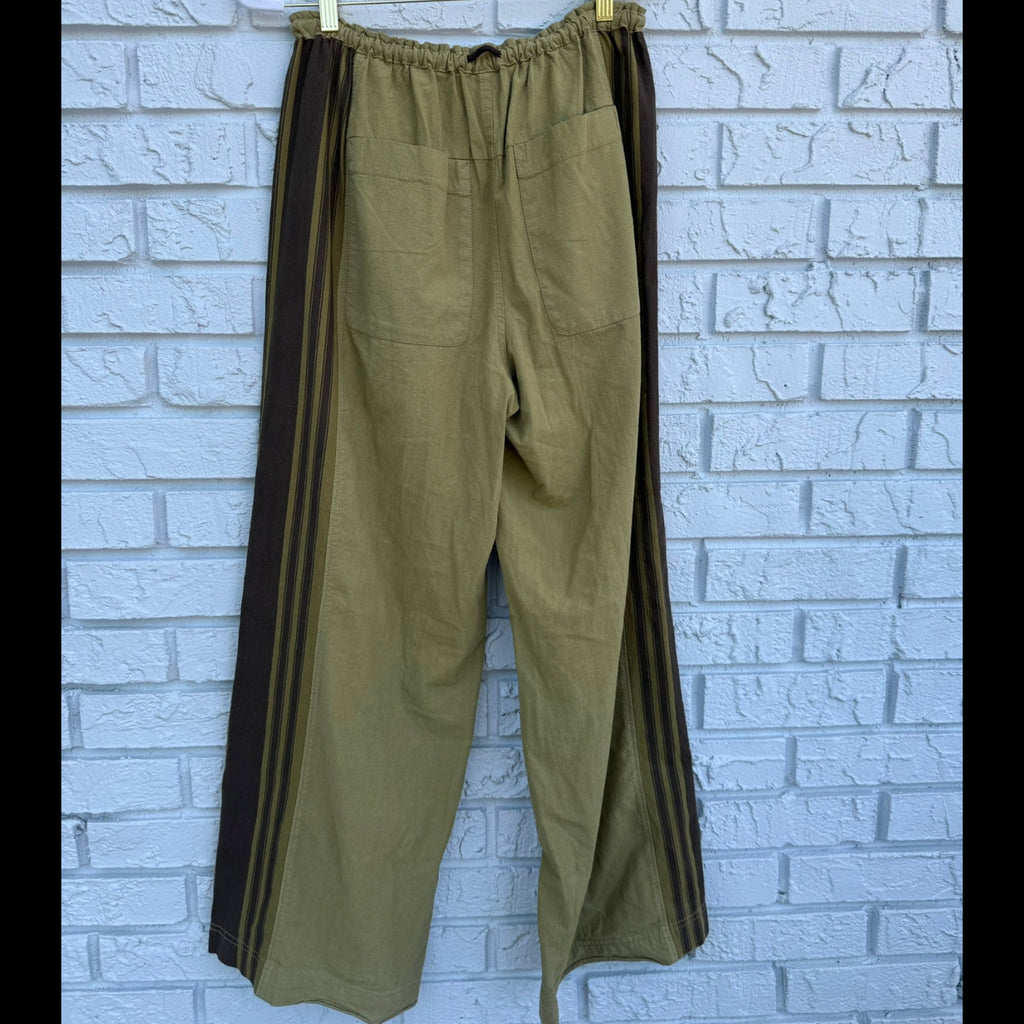 Free People Hudson Canyon Side Printed Utility Trousers Size Small