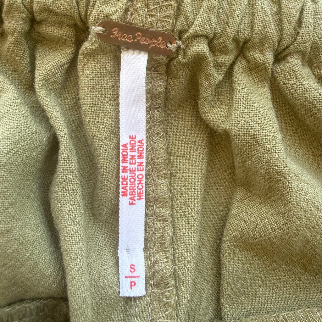 Free People Hudson Canyon Side Printed Utility Trousers Size Small