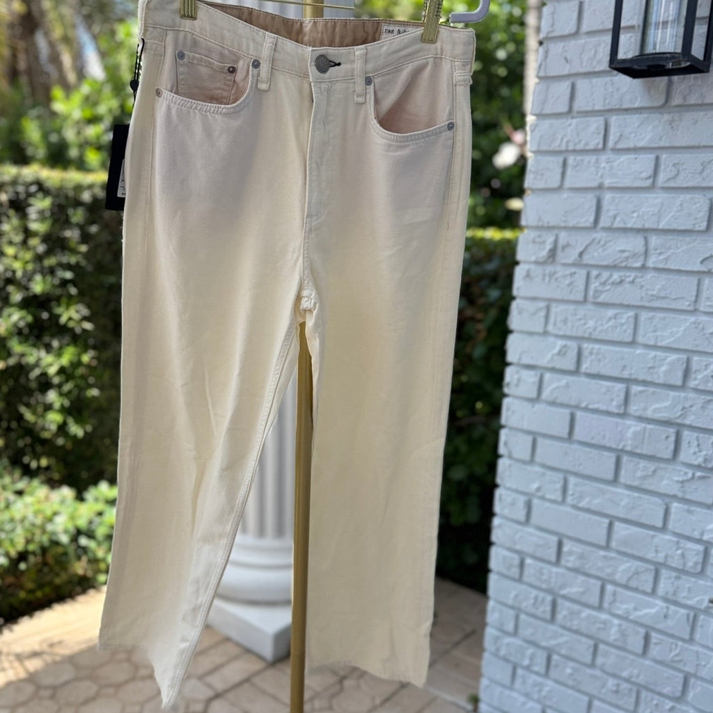 Rag & Bone Logan Wide Leg Jeans Size 28