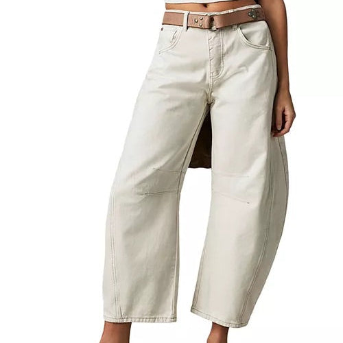 We The Free Good Luck Mid Rise Barrel Jeans Size 26