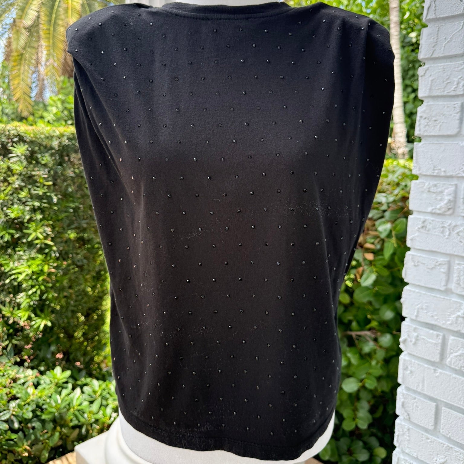 Generation Love Studded Muscle Tee Black Size Medium