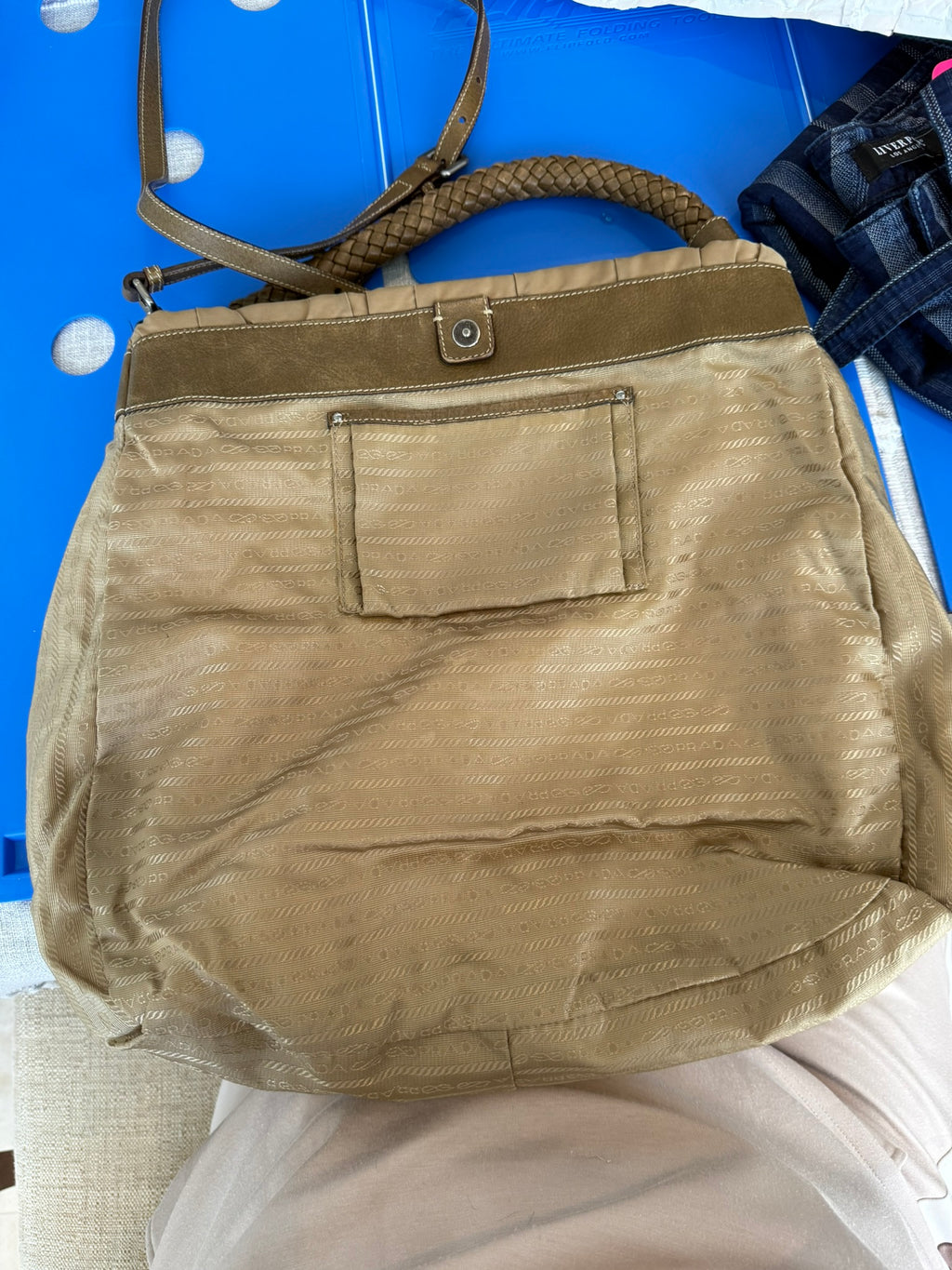 Prada Tessuto Gaufre Hobo Bag (Early 2000's)