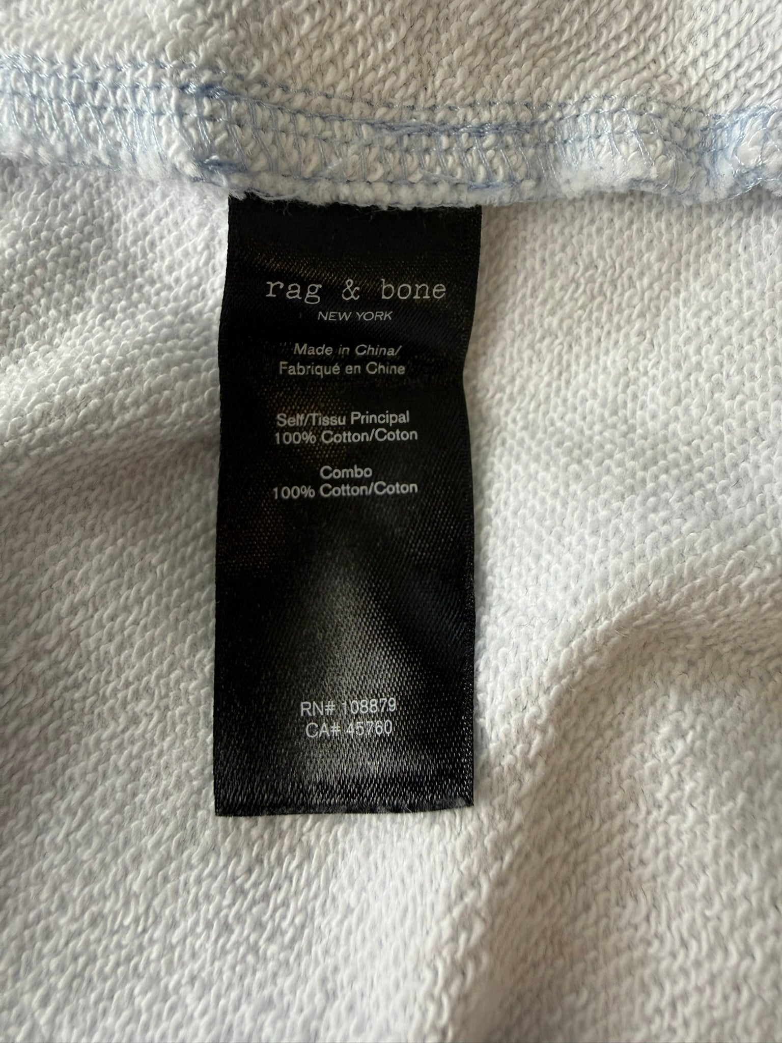 Rag & Bone Acid Wash Sweat Shorts Size Small