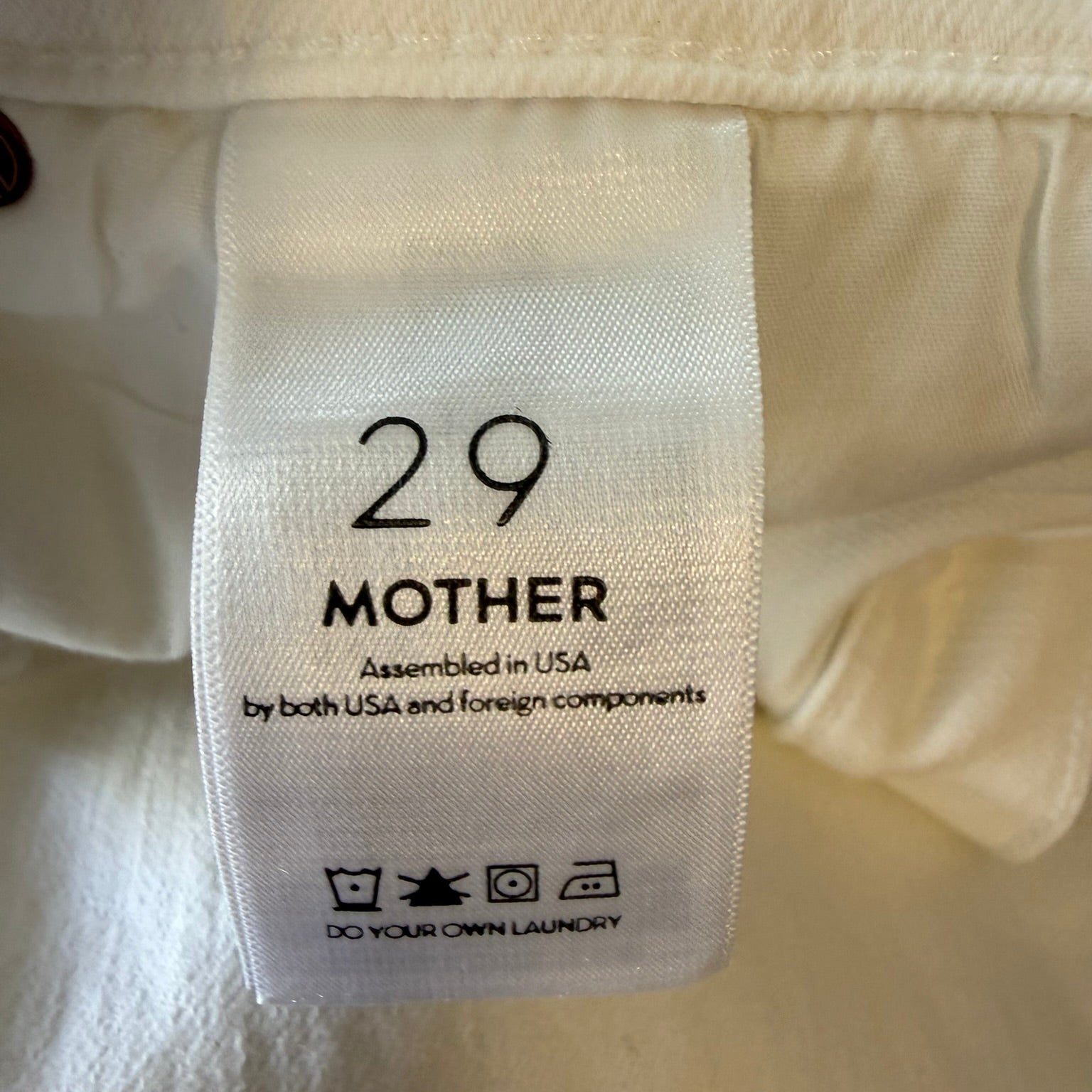Mother The Insider Crop Step Fray Size 29