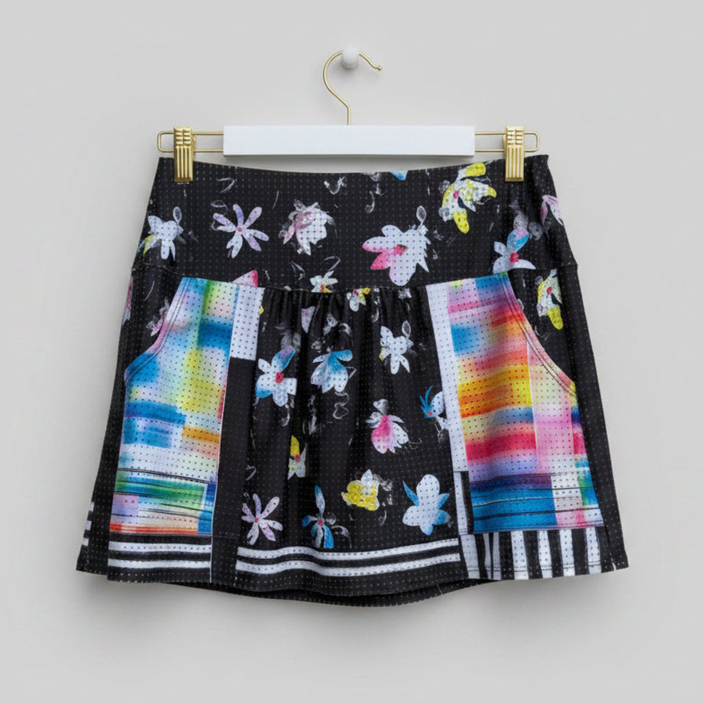 Lucky in Love Floral Tennis Skirt Size Medium