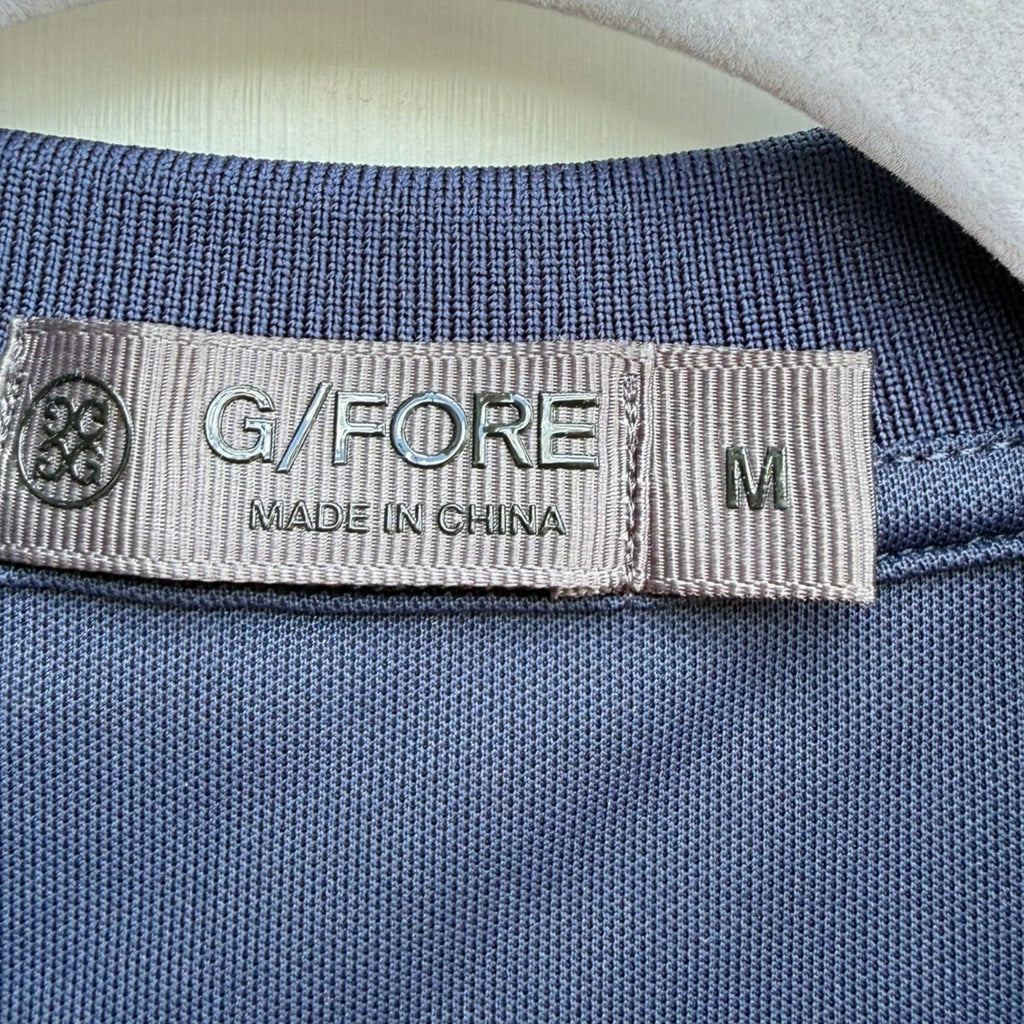 G/Fore Sleeveless Striped Golf Polo Size Medium