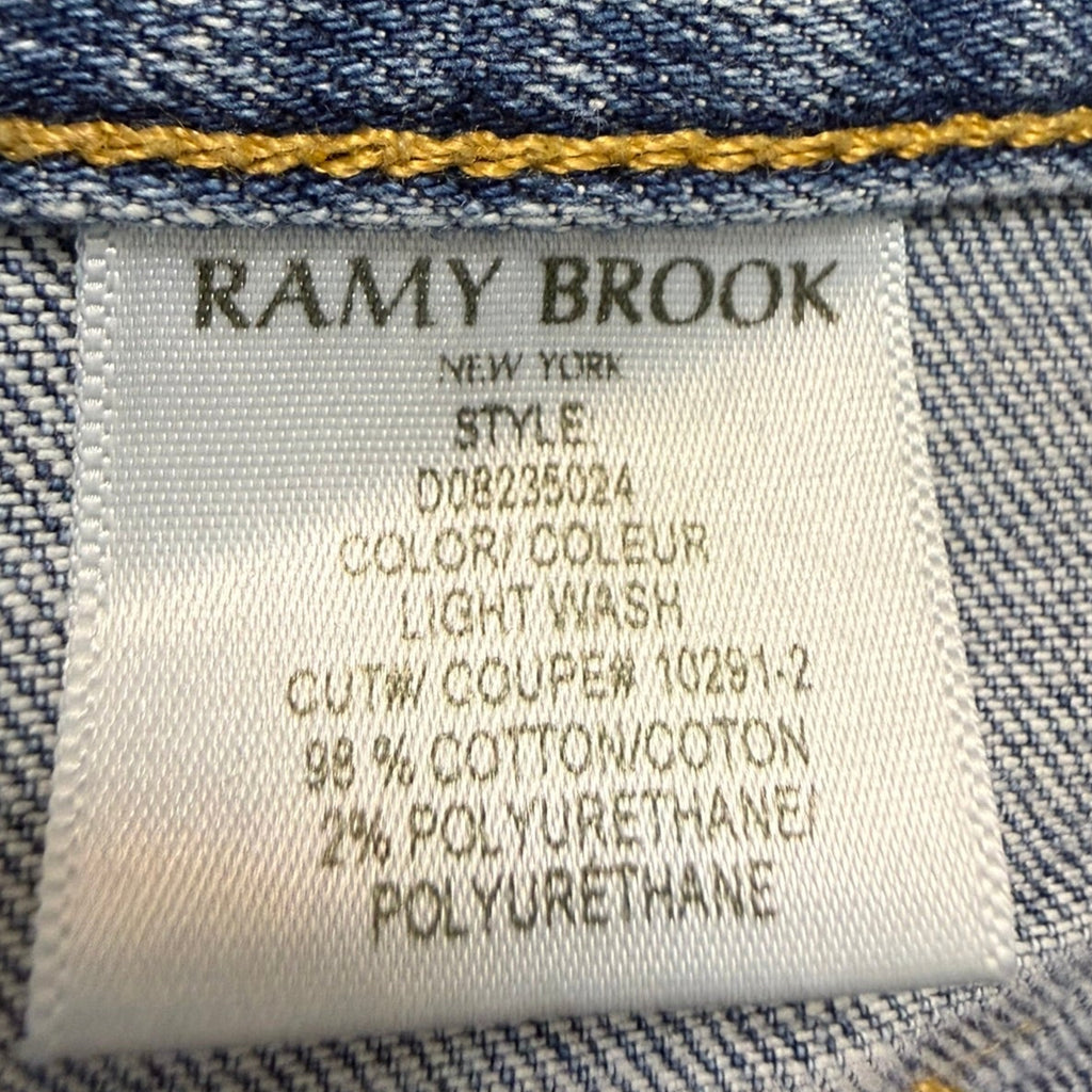 Ramy Brook Light Wash Giana Cargo Jeans Size 29
