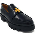 Tory Burch Everly Black Lug Sole Loafers Size 7.5