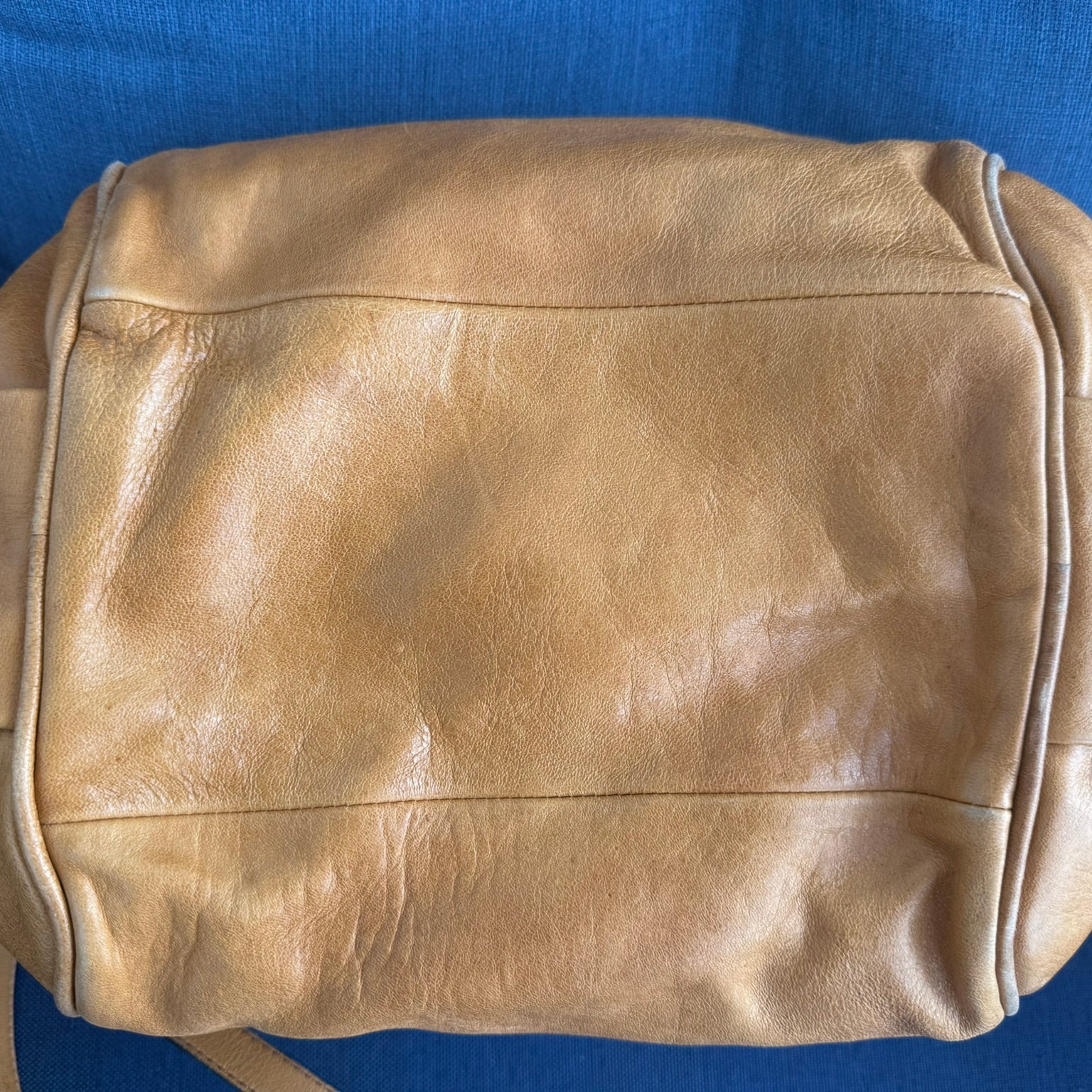 Chloe Ethel Handbag Leather 2-way Brown Gold.