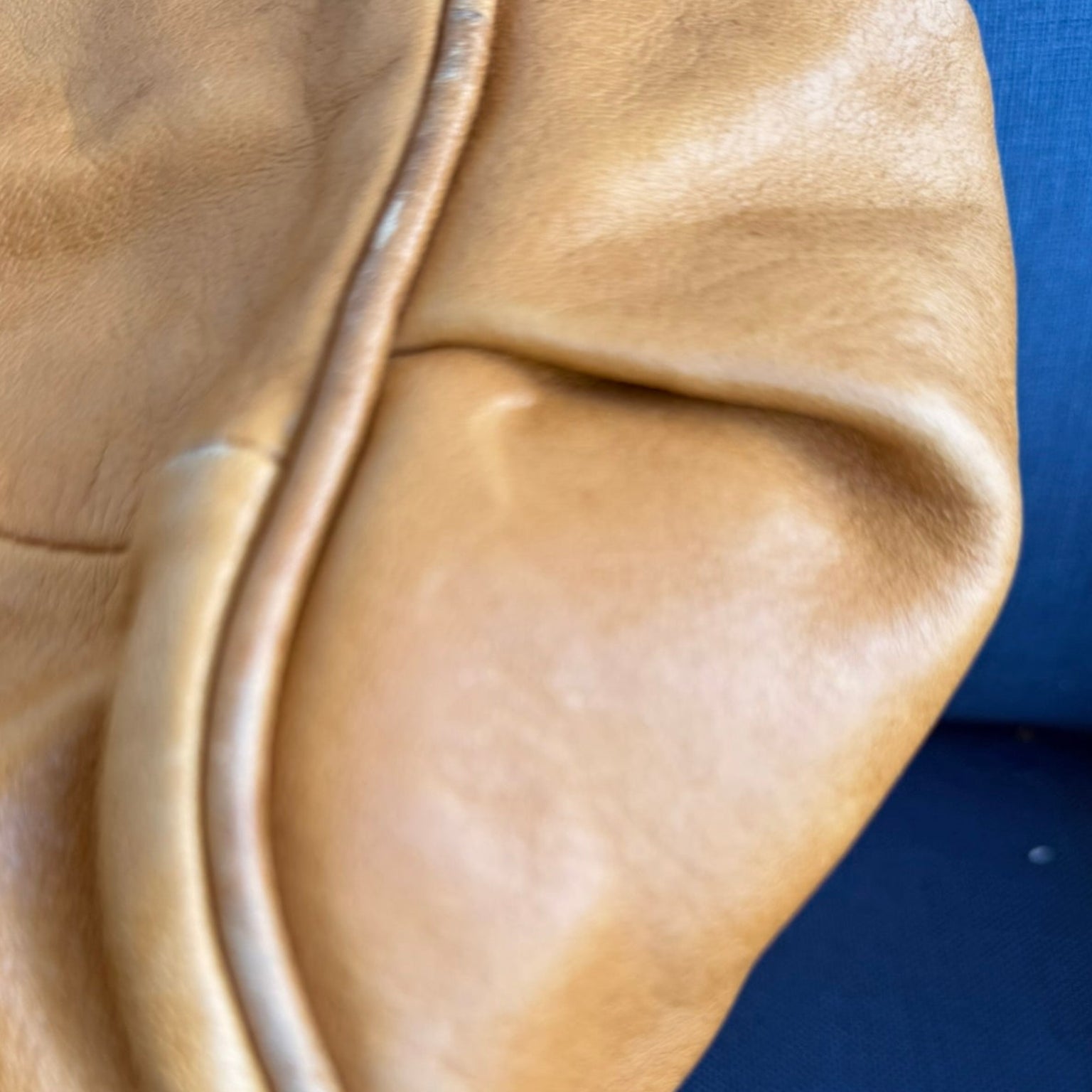 Chloe Ethel Handbag Leather 2-way Brown Gold.