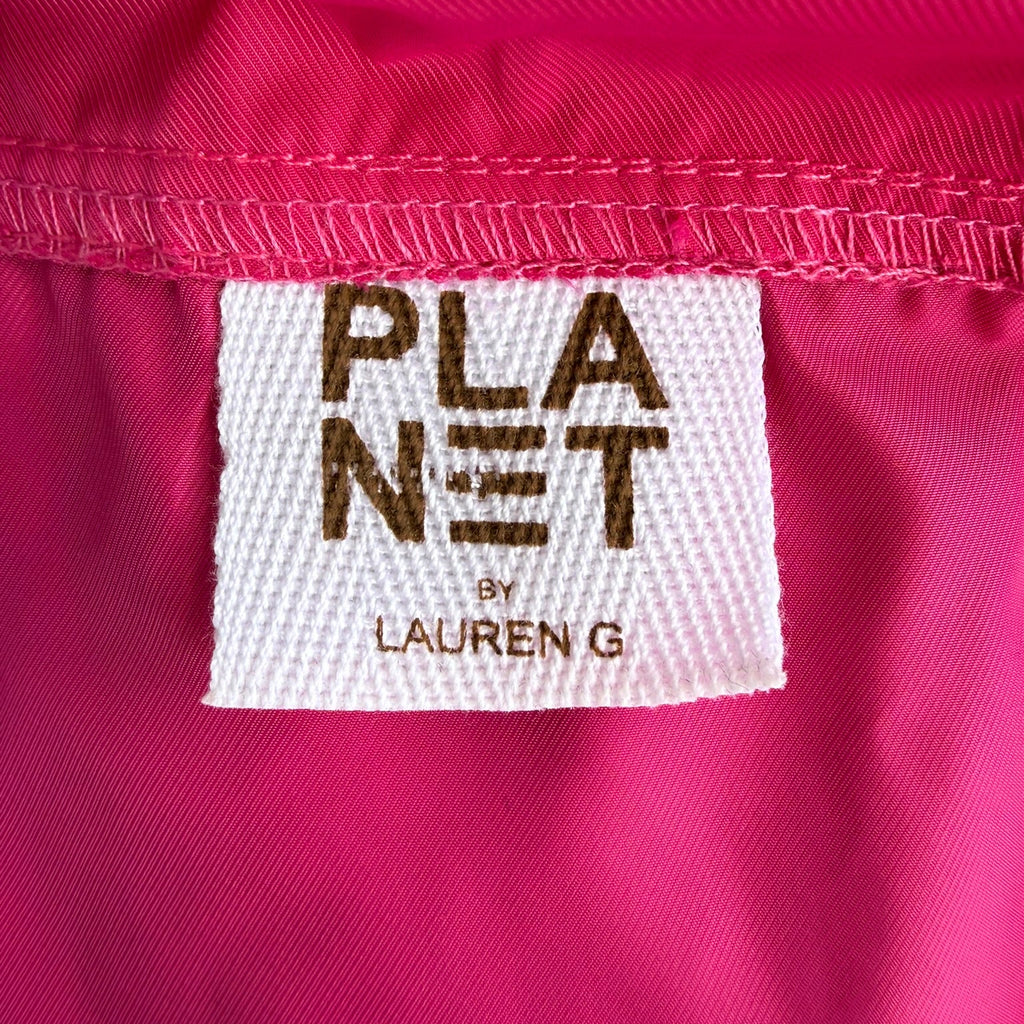 Planet Cropped Asymmetrical Jacket Lipstick One Size